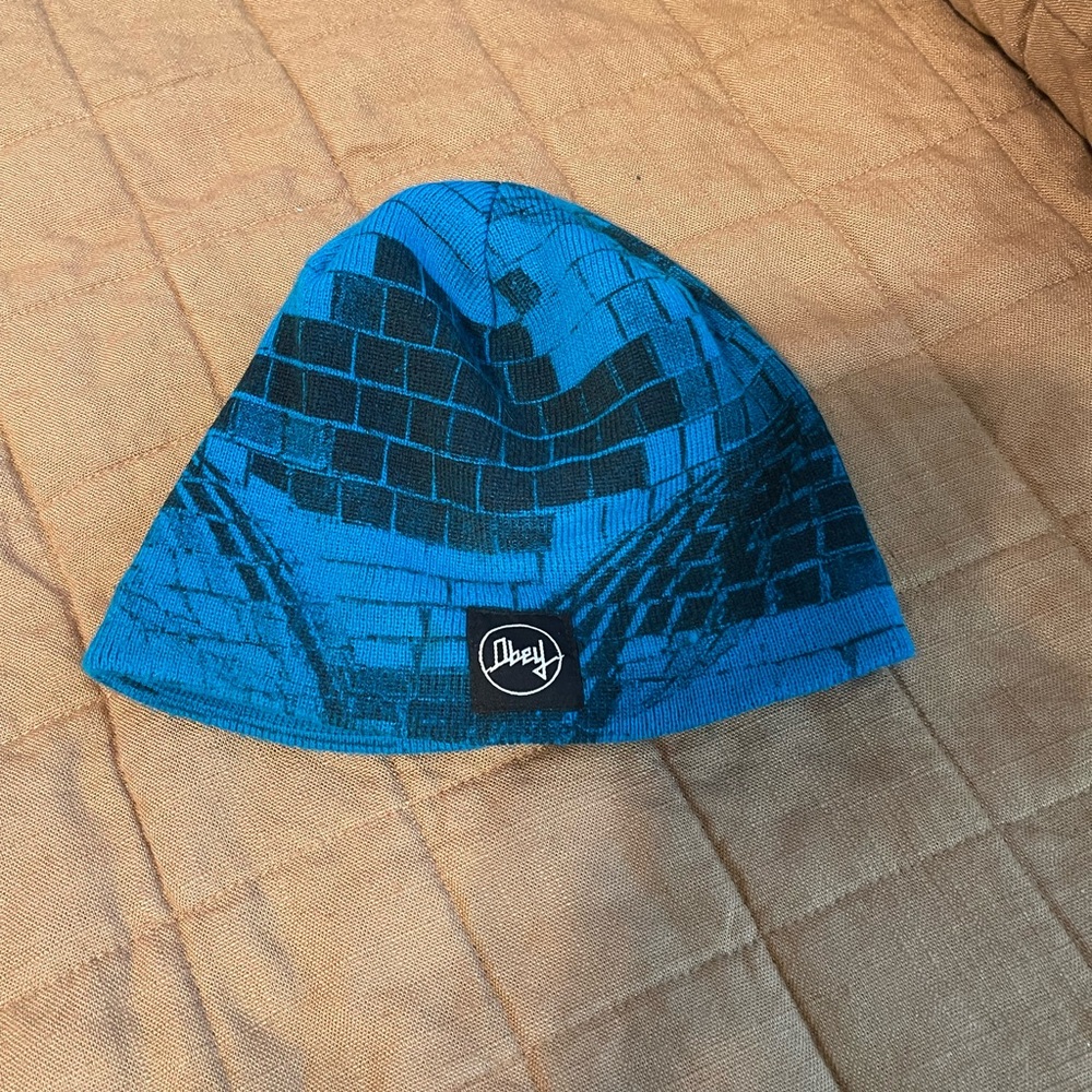 Blue Unisex OBEY Beanie